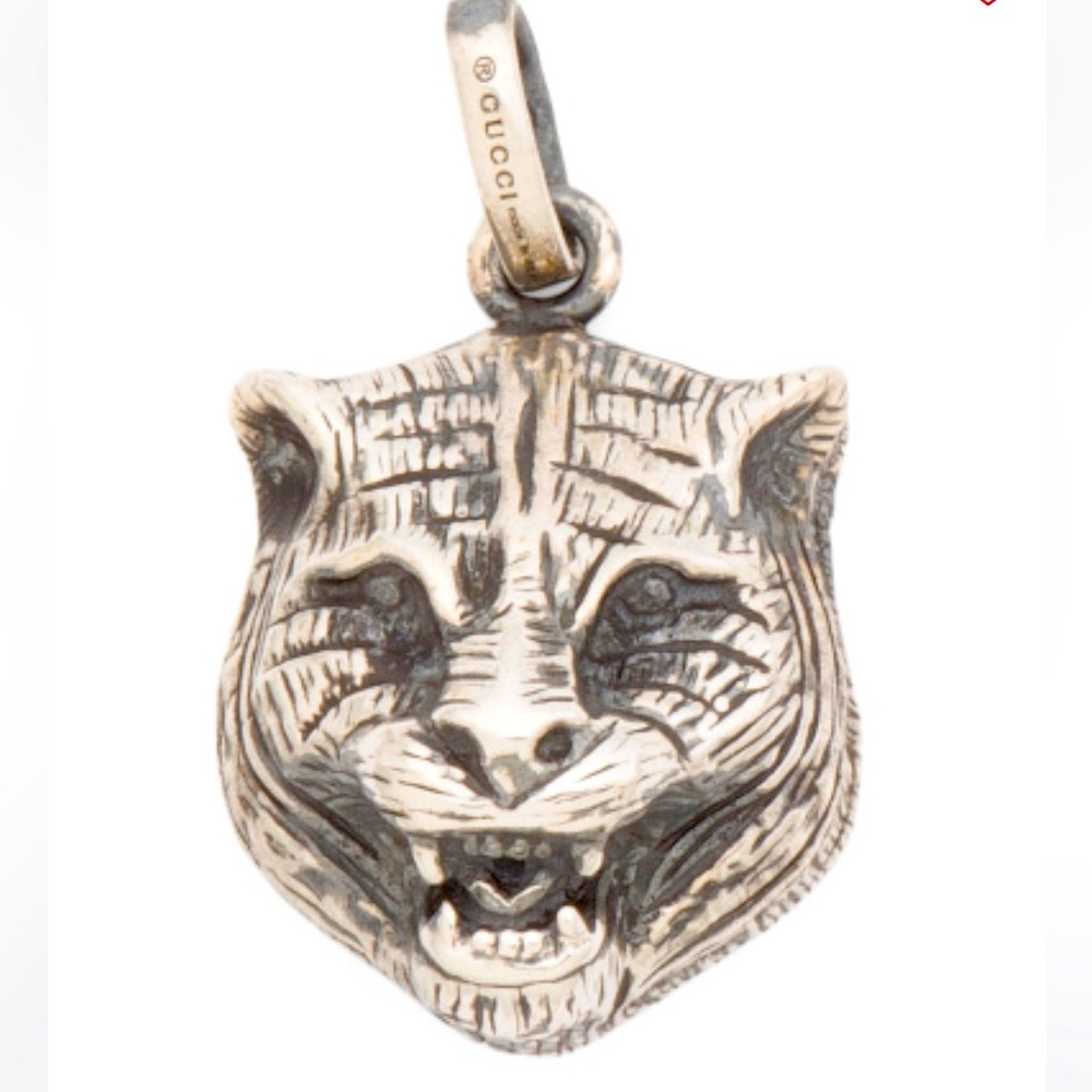 NWT GUCCI Made In Italy Sterling
Silver Gato Charm Unisex Enamel authentic